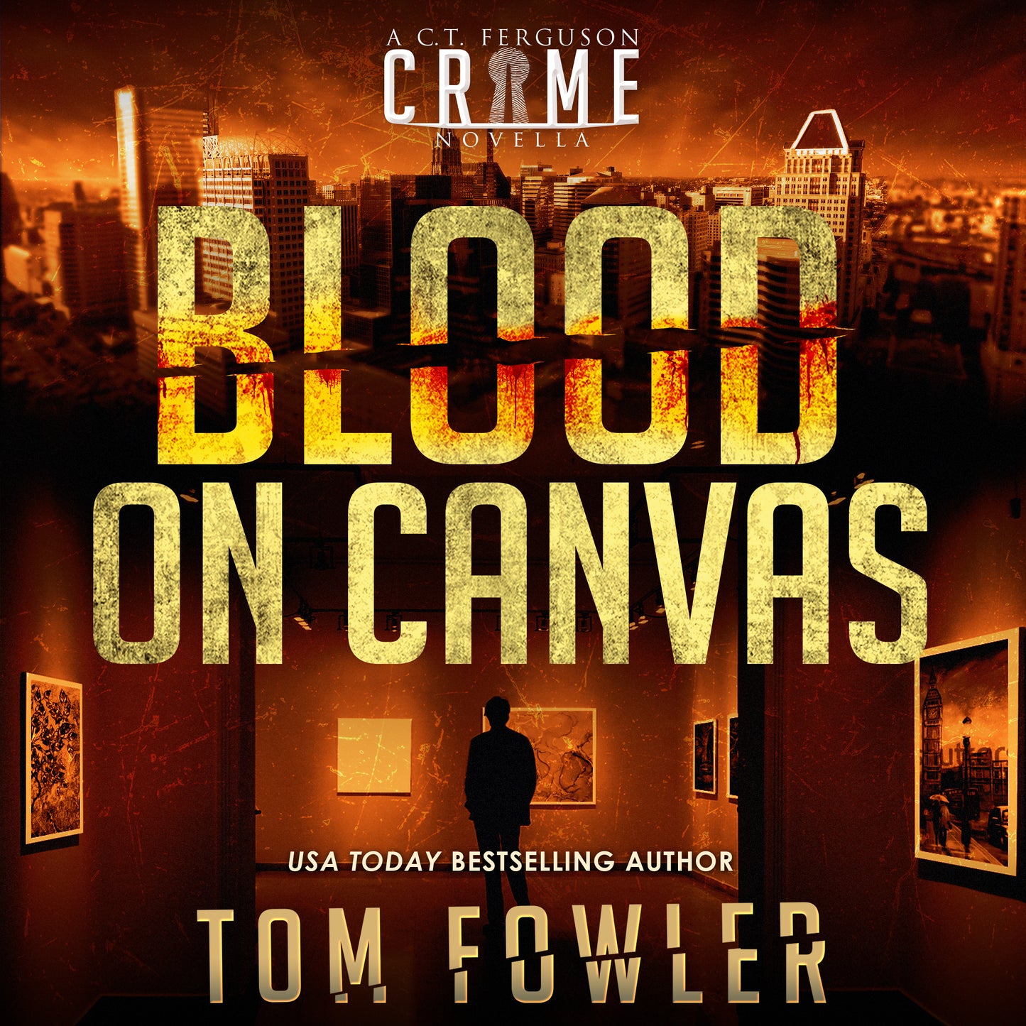 Blood on Canvas: A Gripping Crime Novella (Audio)